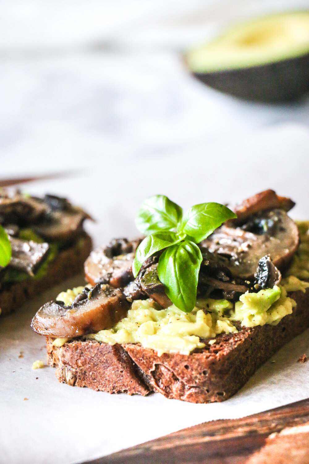 Garlic Mushroom on Toast