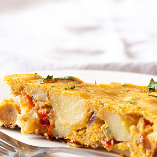 Loaded vegetable frittata