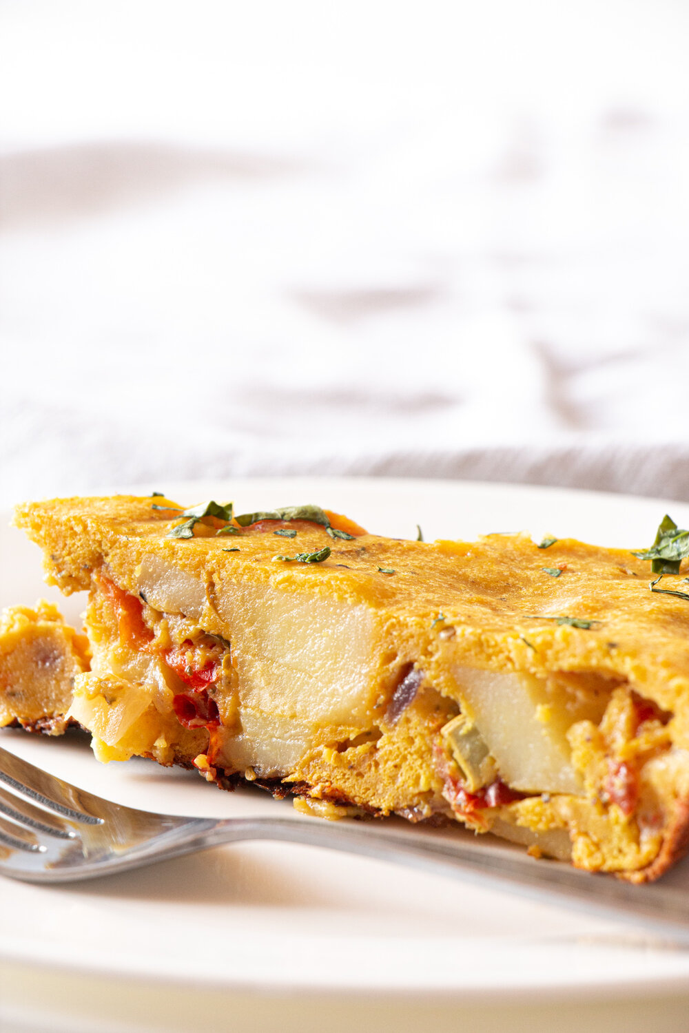 Loaded vegetable frittata